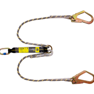 Irudek 363/180cm H Şok Emicili Keskin Kenar Çift Kollu Lanyard -Çelik 55mm Kancalı