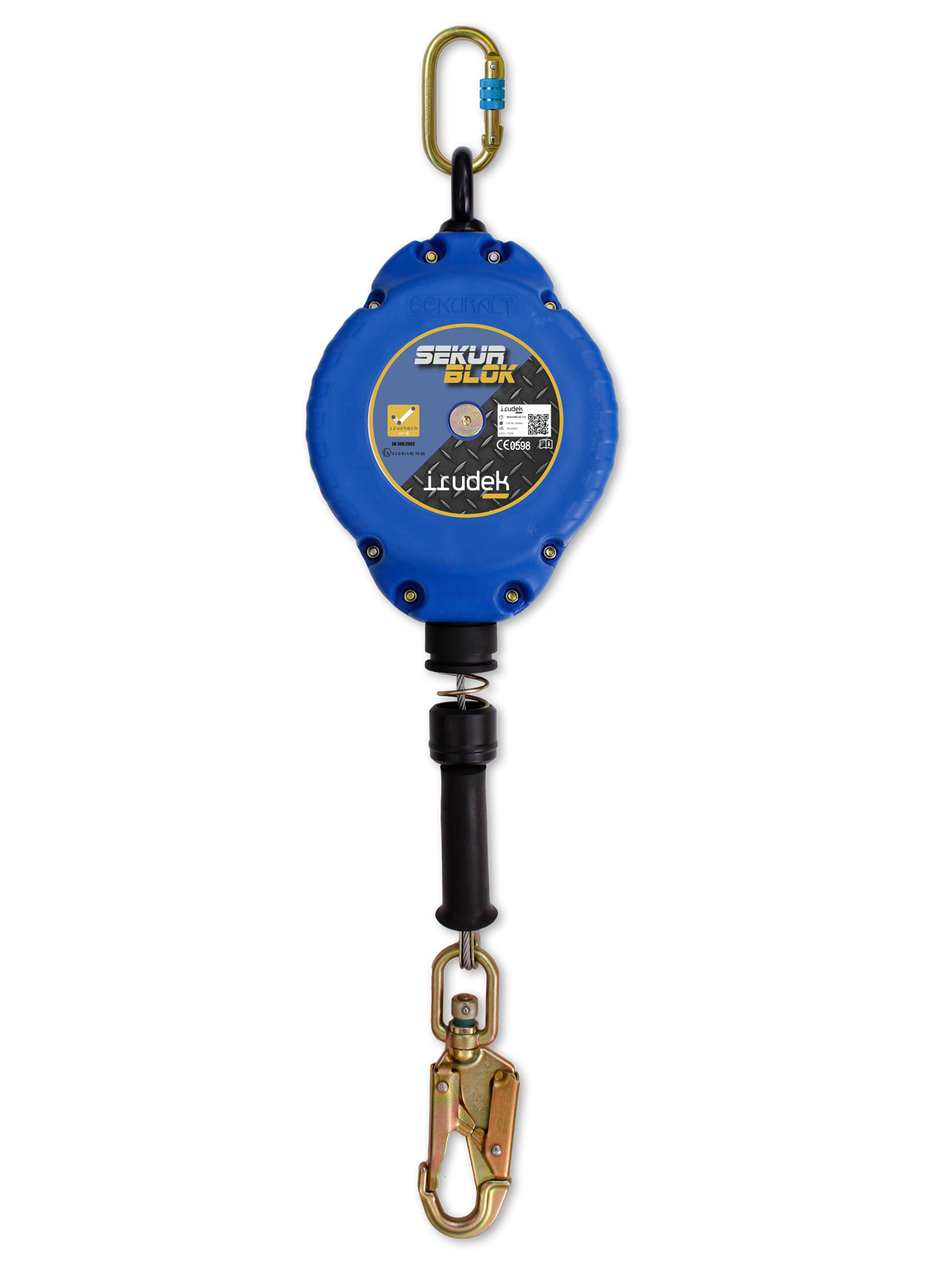 Irudek Sekurblok 7,5m Yedek Halat + Tambur + Snap Hook Seti Irudek Sekurblok 7,5m Yedek Halat + Tambur + Snap Hook Seti